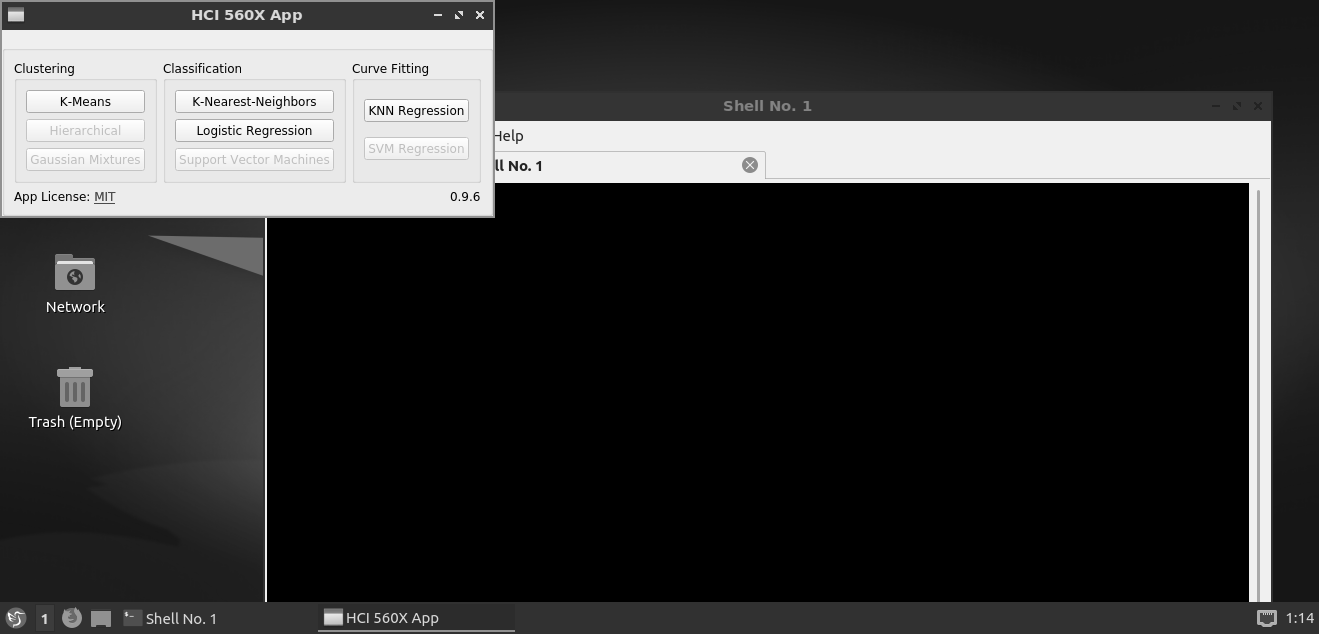 App screenshot (grayscale)